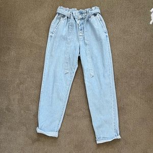 NWT. LOFT PAPERBAG JEANS